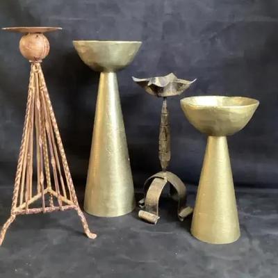 Eclectic Candle Holders 