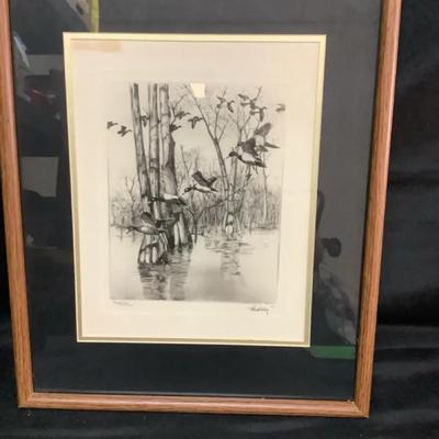 Flights End Along the Bayou Print by Richard Bishop 