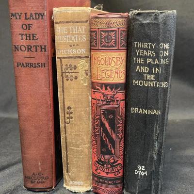 Collection of Antique Books 