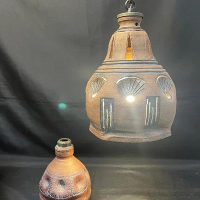 Studio Art Pottery Lamp & Other 