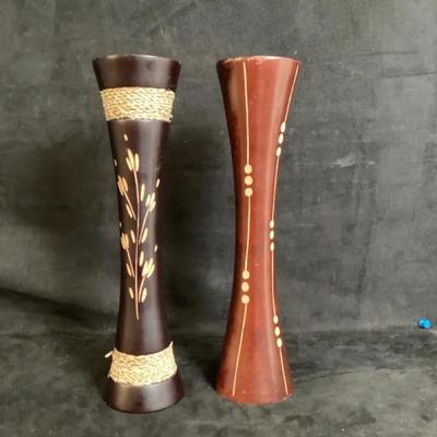 Mango Wood Vases