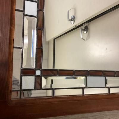 Mirror w/Mosaic Border 