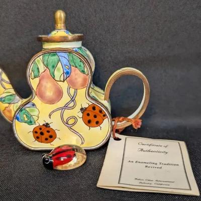 Kelvin Chen Enamel Teapot 