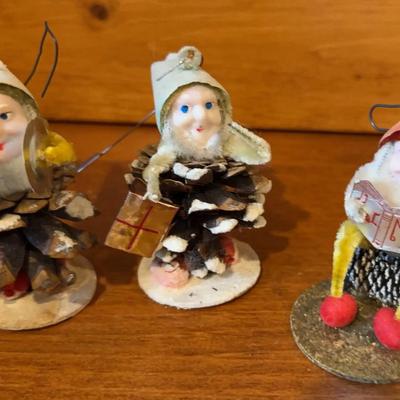 Pinecone Elves & Christmas Gnome 