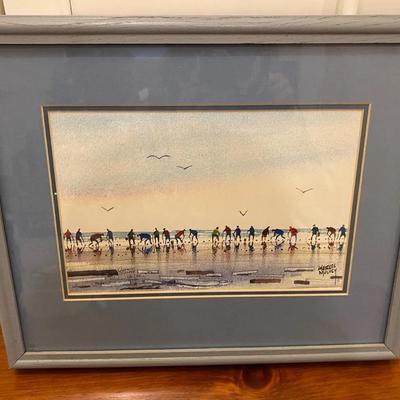 "Long Beach Clam Line" by Charles Mulvey 16/30