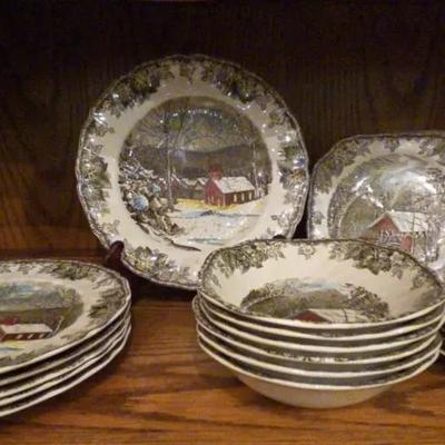 The Friendly Village Johnson Bros Ironstone China #2