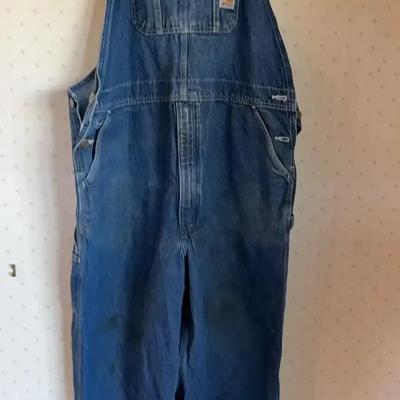 Carhartt Denim Coveralls SZ 44 x 32