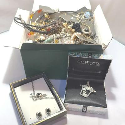 A Collection of Arts and Crafts Jewelry 