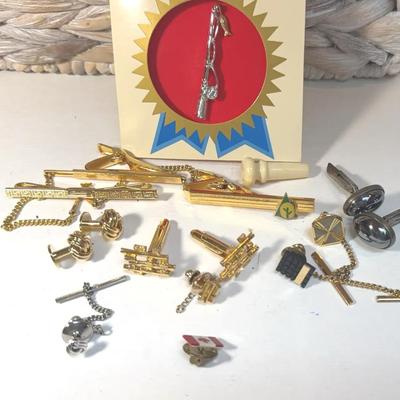 Cuff Links, Tie Tacks, Tie Clips
