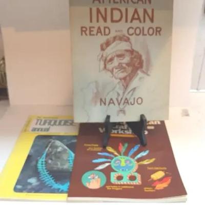 Turquoise, Native American Coloring Books & Craft Workshop Booklets 