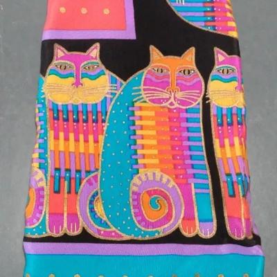 Laurel Burch Silk Scarf 