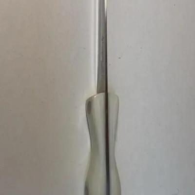 White Handle Cutco  Knife 