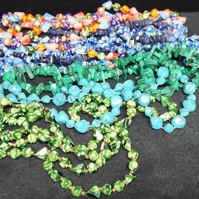 Stone and Other Necklaces 