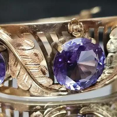 Purple Sapphire Bracelet 
