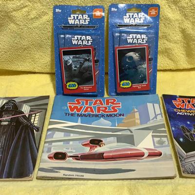 Star Wars Topps Trading Cards And Star Wars Activity Books