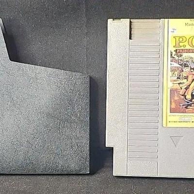 P.O.W. Prisoners of War video game cartridge with NES dust cover – Nintendo Entertainment System (NE