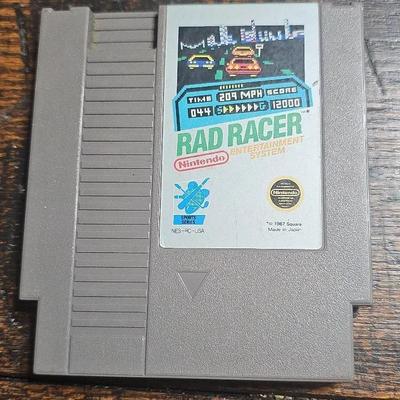 NES Nintendo Game RAD RACER 