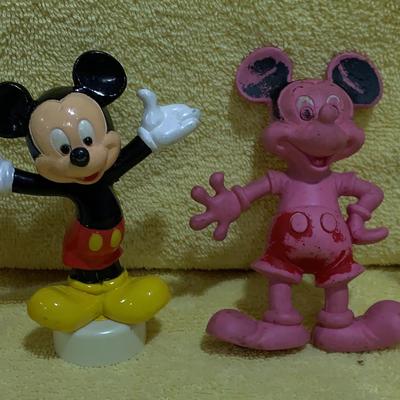 Lot Of Vintage Mickey Mouse Figures 