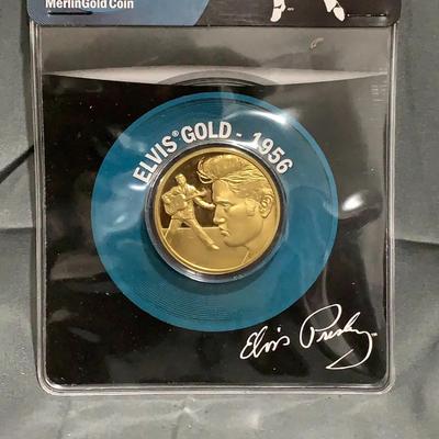 Elvis Gold 1956 Heartbreak Hotel Melingold Coin