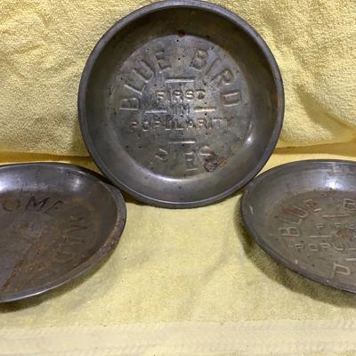 Vintage Metal Pie Tins