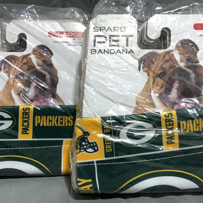 12 Green Bay Packers Pet Bandanas