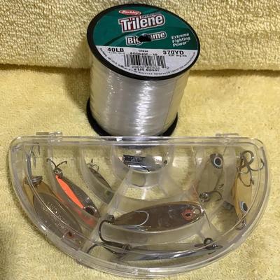 Lot Of Spoon Lures And Line