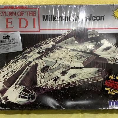 New In Box Star Wars Millennium Falcon Model