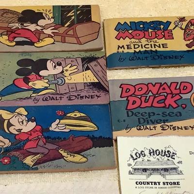 5 Vintage Walt Disney Books