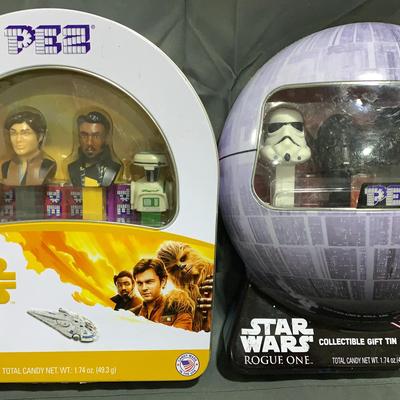 2 Star Wars Pez Collectors Tins