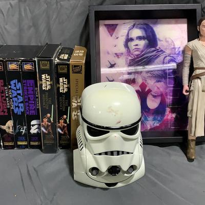 Lot Of Star Wars Movies And Memorabilia 