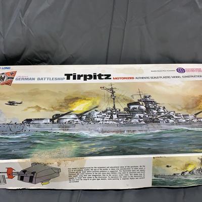 German Battleship Tripitz Motorized Model 