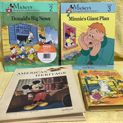 5 Walt Disney Hardback Books