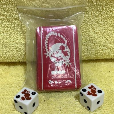 Vintage 1930’s Disney Playing Cards And Dice