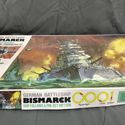 Lindberg German Ship Bismarck Motorized Model Ship
