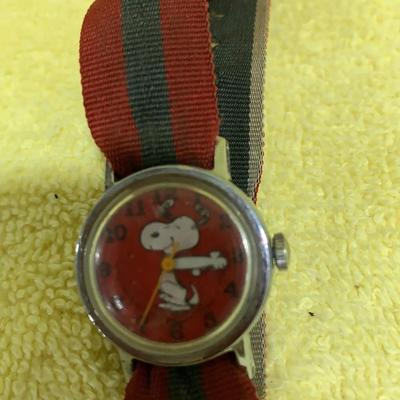 Vintage Snoopy Watch And 2 Mickey Mouse Watches