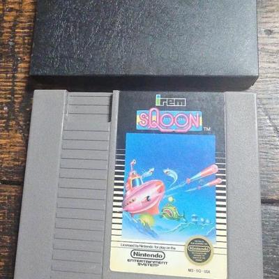 Nintendo Entertainment System (NES) game cartridge SQOON by irem.