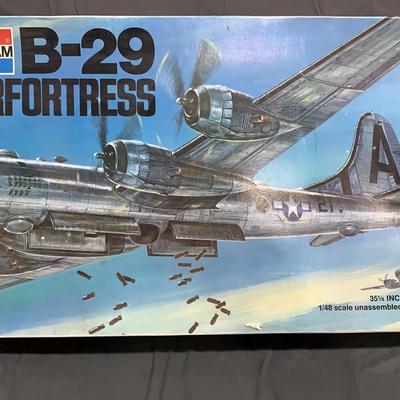 Vintage Monogram B-29 Super Fortress Model Plane