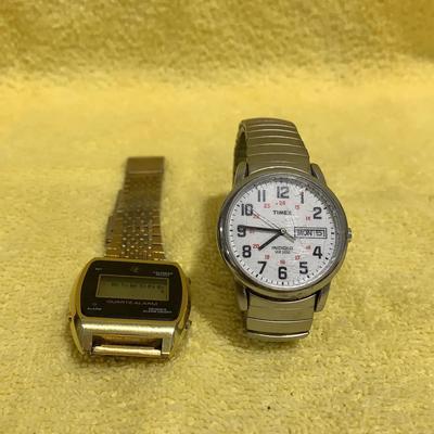 2 Watches, Texas Instrument And Timex