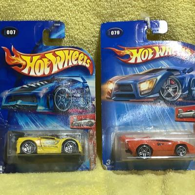 4 Hot Wheels Cars