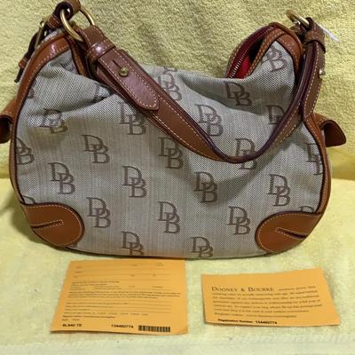 New Dooney And Bourke Handbag With Storage Bag