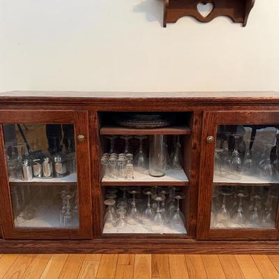 Sale Photo Thumbnail #15: Glassware and Buffet