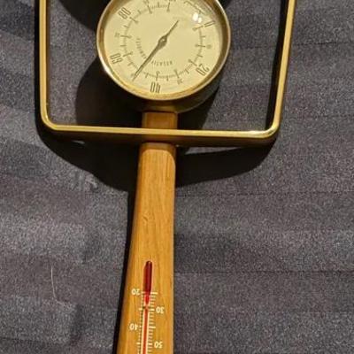 Vintage Mid-Century Wall Weather Station – Barometer, Hygrometer & Thermometer