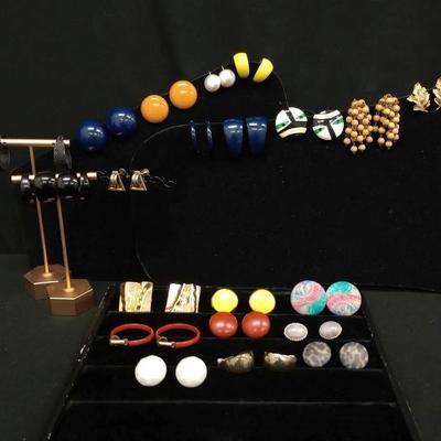 Screw and Clip Earrings