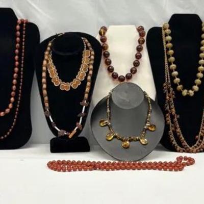 Fashion Jewelry Brown necklaces 