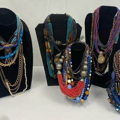 Multi-Strand Necklaces