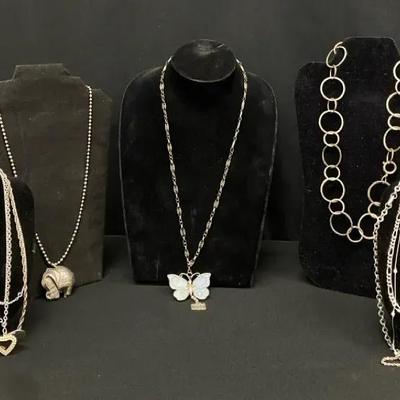 Silvertone Necklaces