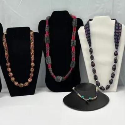 Fabric  Necklaces