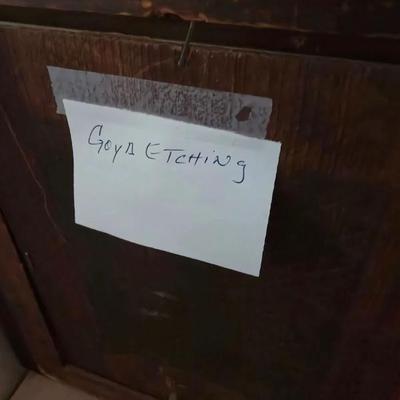 Sale Photo Thumbnail #5: Francisco Goya etching