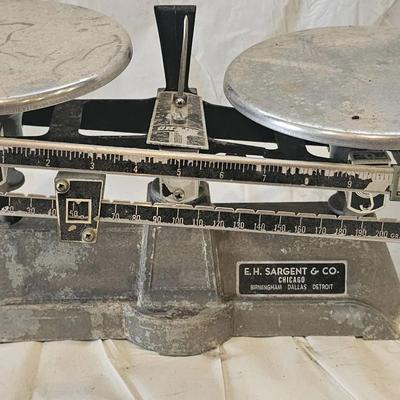 E.H. Sargent Triple Beam Scale 