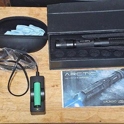 Wicked Lasers ARCTIC w/ Battery, Charger & Eye Protection